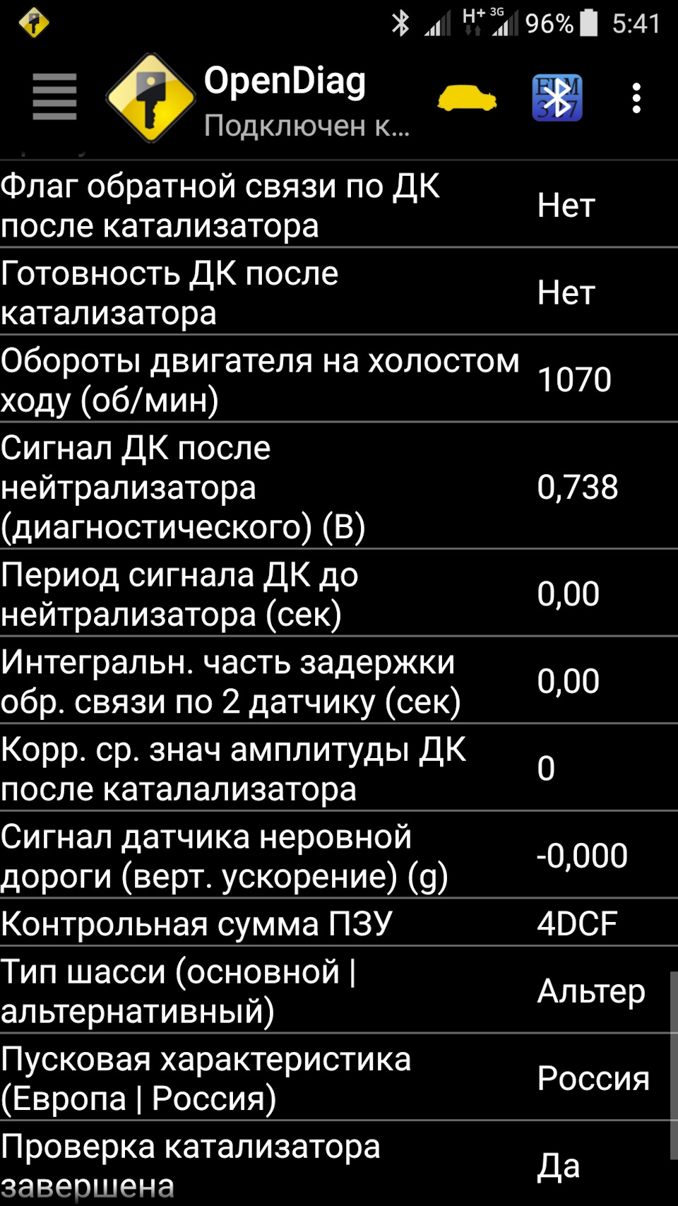 Хто що скаже за показниками Елм 327, заглушений двигун увімкнено запалювання?! 5