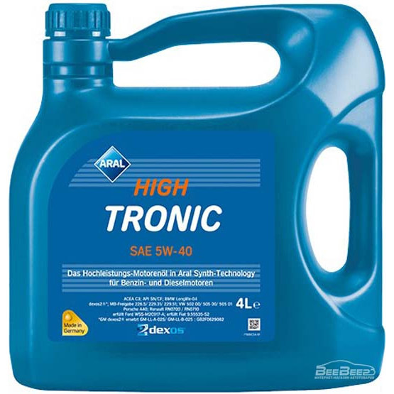 Моторна мастило ARAL HIGHTRONIC 5w-40 1