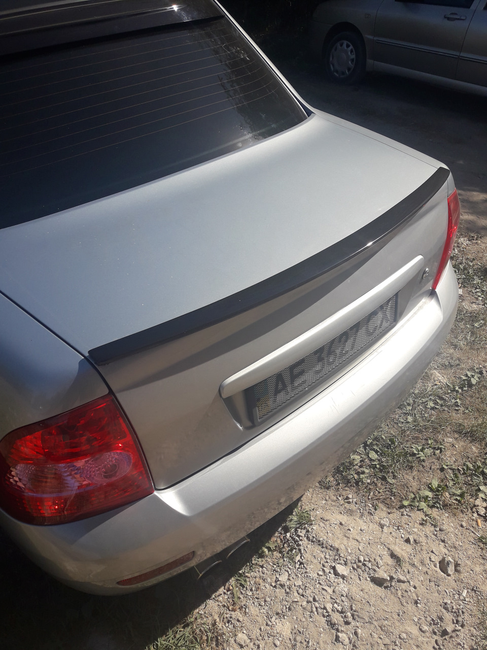 Ліп спойлер skoda rapid 4