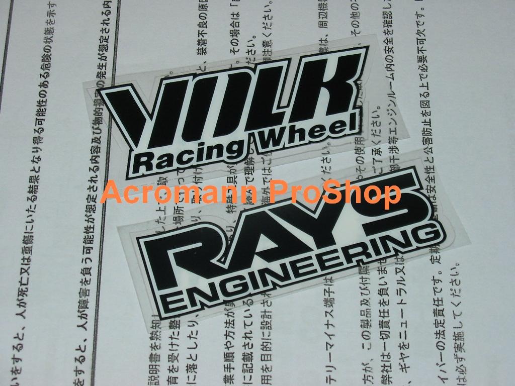 Стікери Volk Racing 1