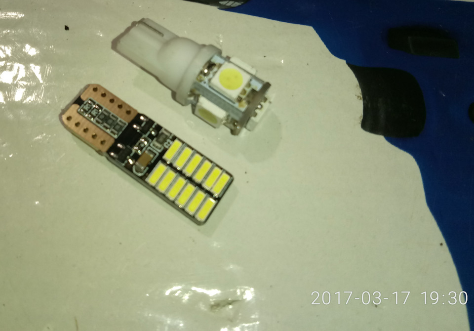 Габарити LED T10/W5W, 24SMD, 4014, CANBUS 2