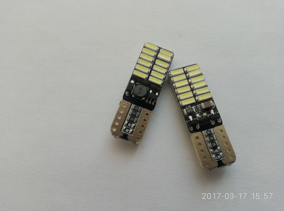 Габарити LED T10/W5W, 24SMD, 4014, CANBUS 1