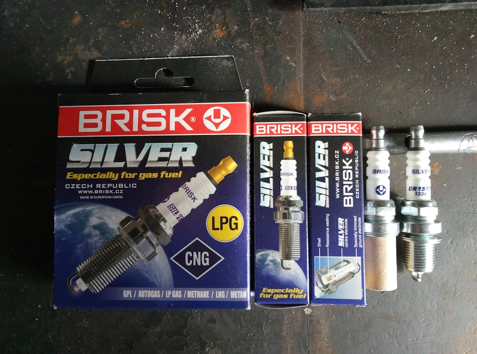ГБО4 свічки BRISK Silver DR15YS