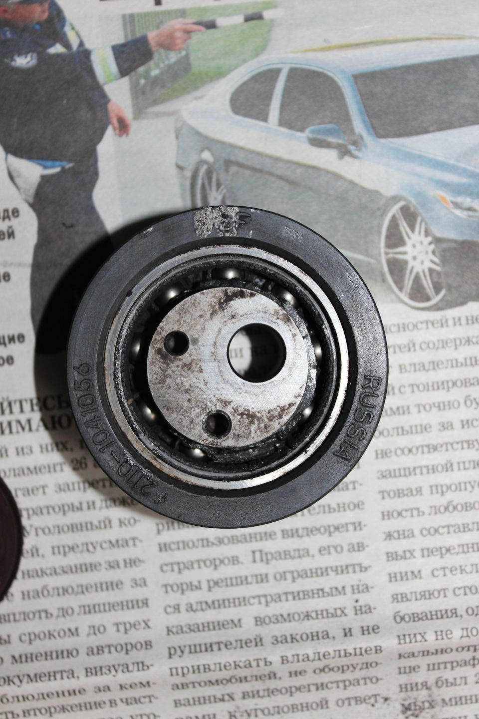 Заміна лівої лампи ближнього світла та ролика ременя генератора (138700 км.) 2