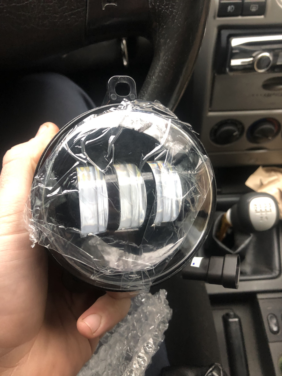 Установка LED птф 4