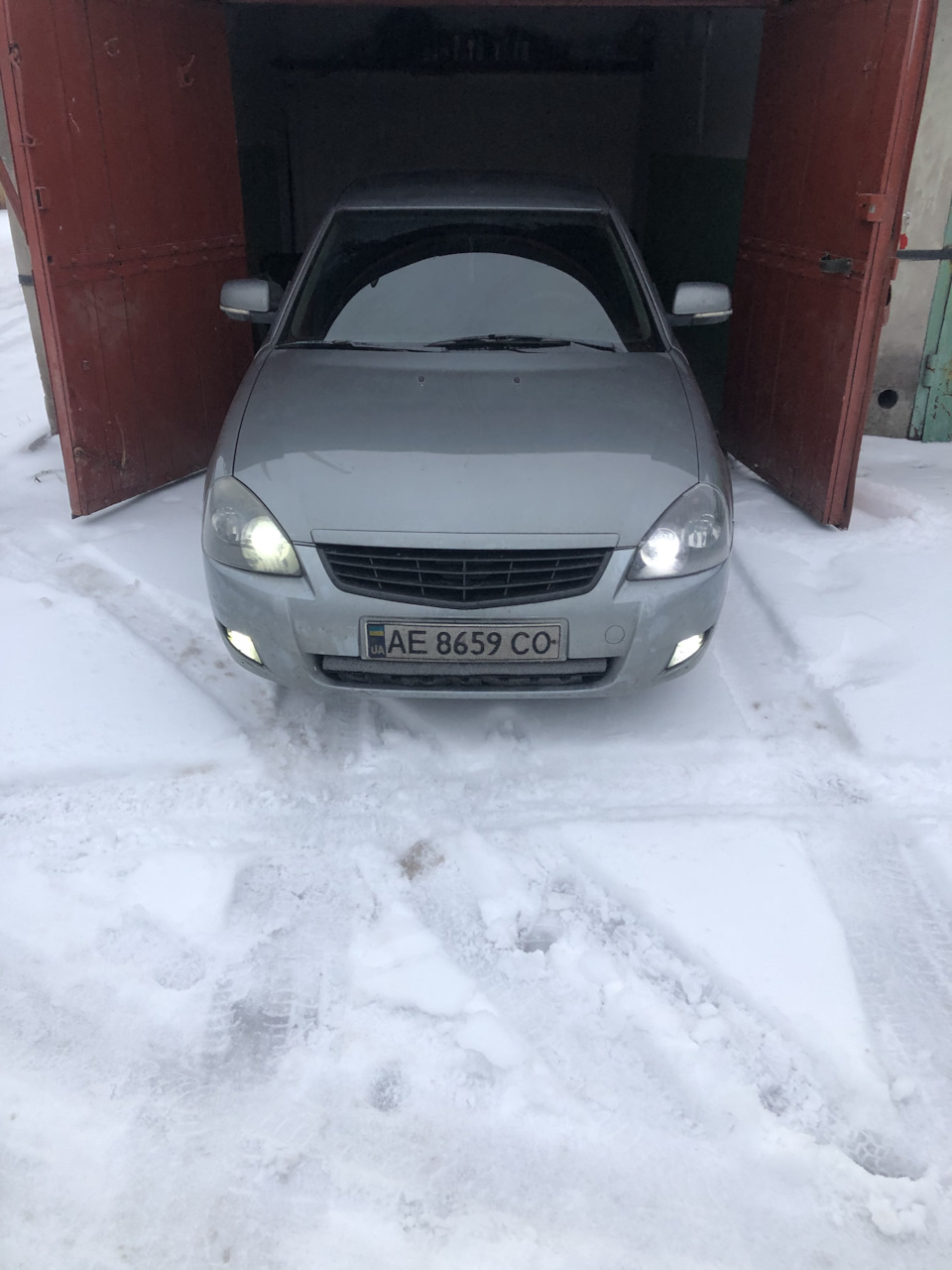 Установка LED птф 2