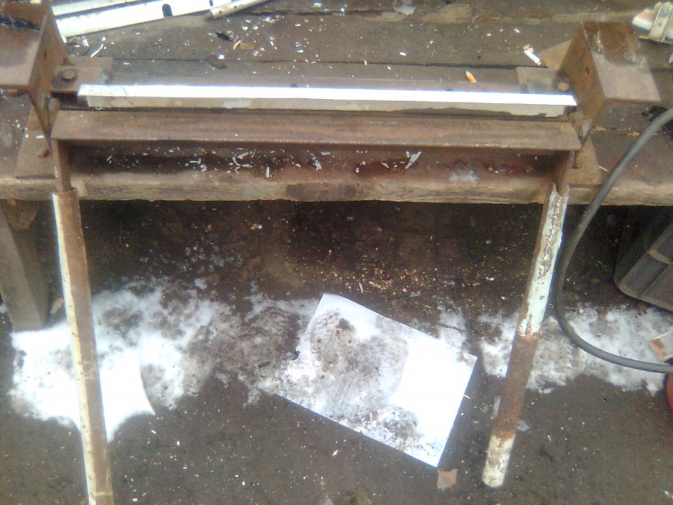 гибка накладки порогов! начало 1