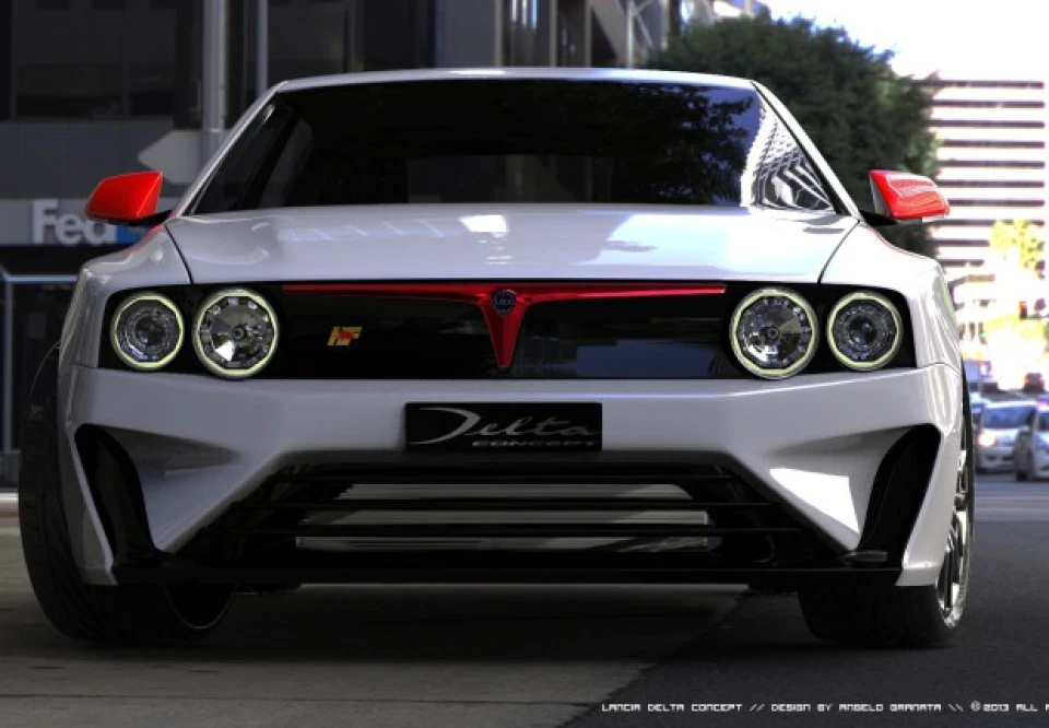 ВІД ТАКИЙ ШЕДЕВРАЛЬНИЙ РЕНДЕР-ДИЗАЙН ЗНАЙШОВ У НЕТІ…Lancia Delta concept rendered by Angelo Granata