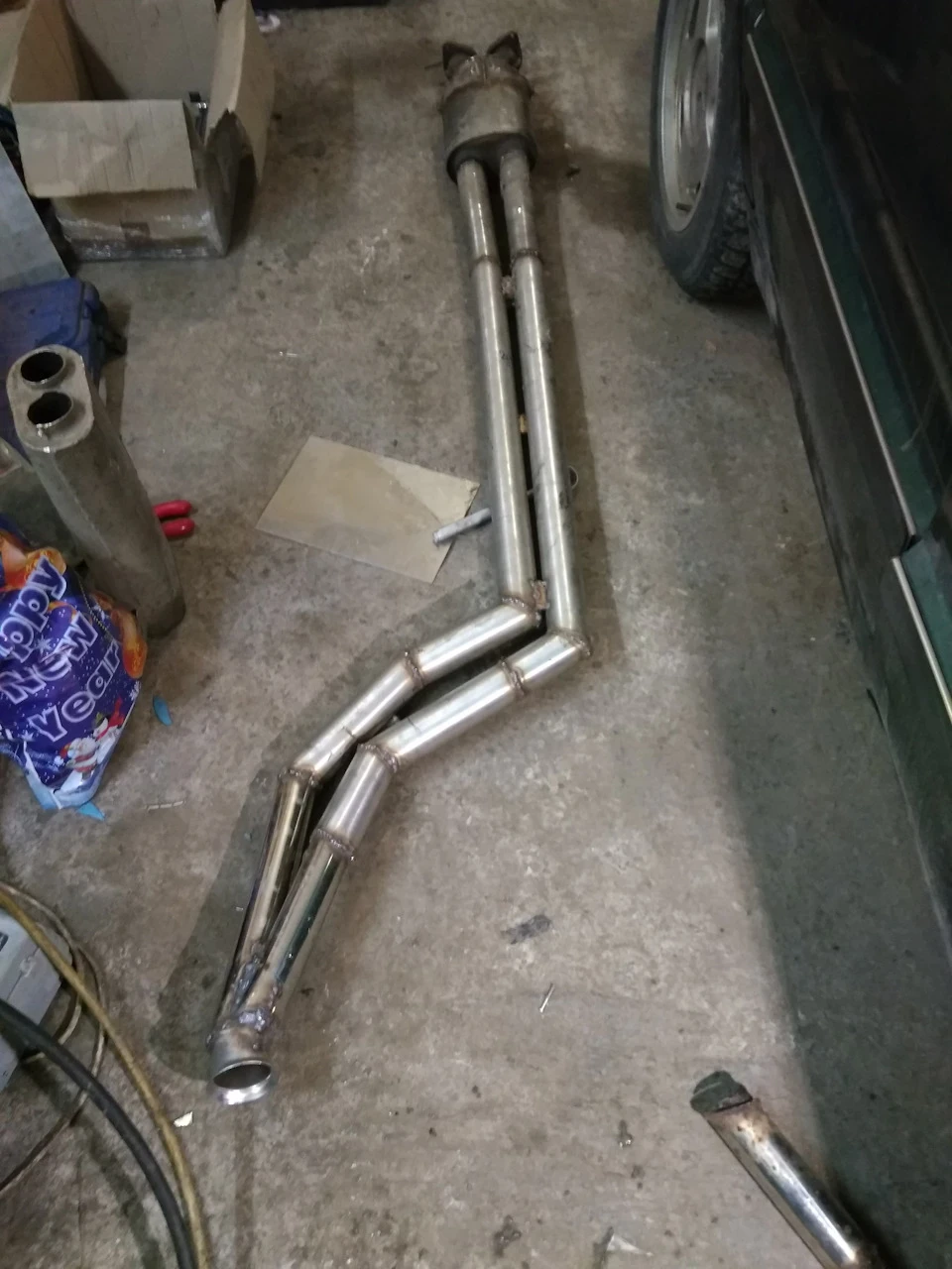Досмажив глушник + X-pipe