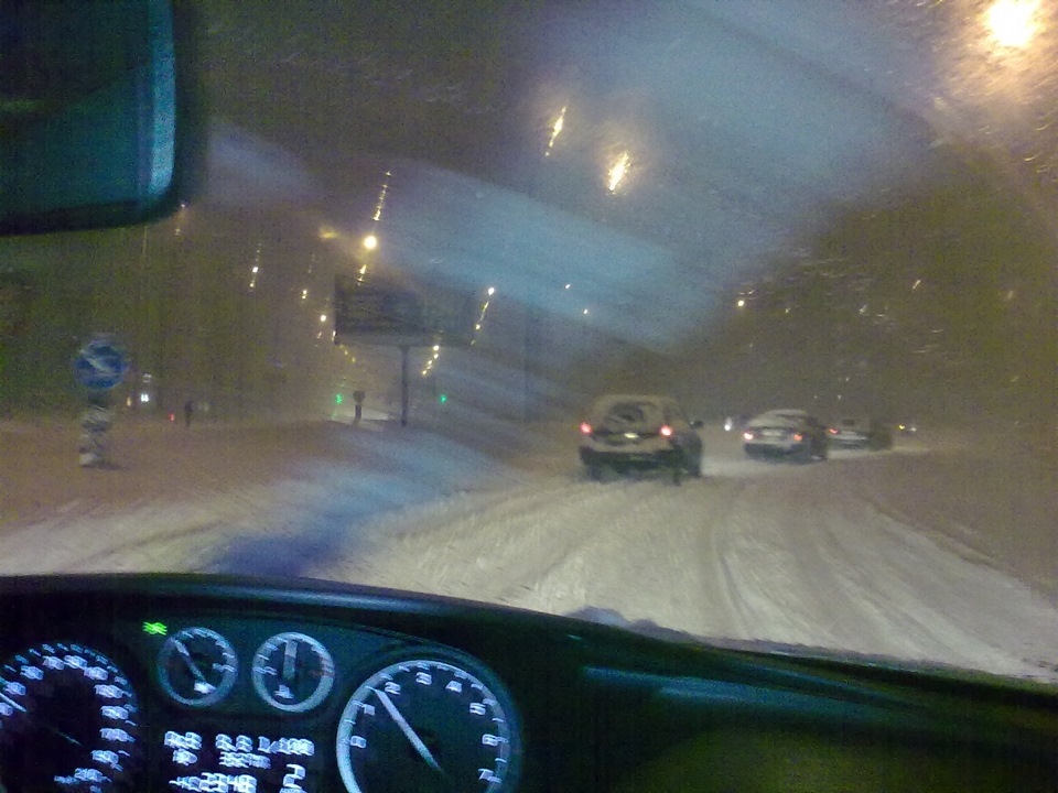 Київський снігопад. Як ми їхали додому %-) 2