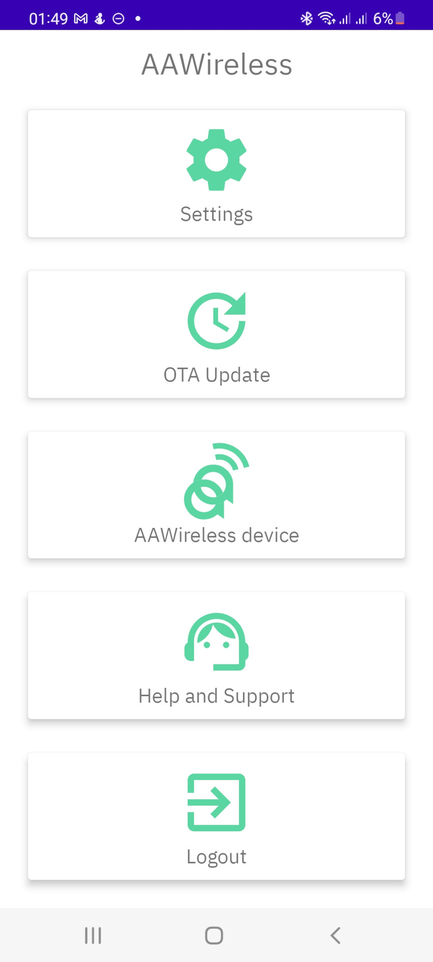 Підключення бездротового Android Auto за допомогою AAWireless 4