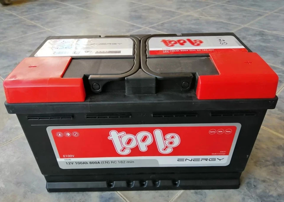 Заміна акумулятора на Topla 100Ah