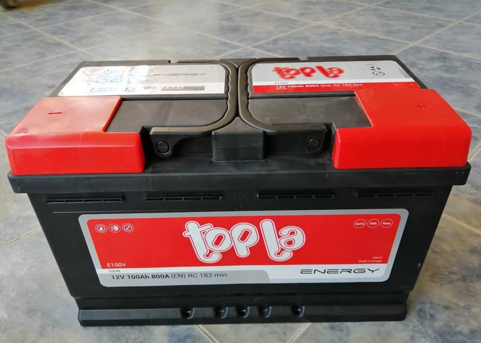 Заміна акумулятора на Topla 100Ah 1