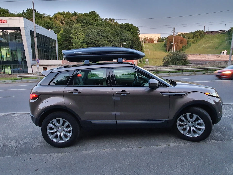 Ось я і з боксом. Thule Spirit 780.