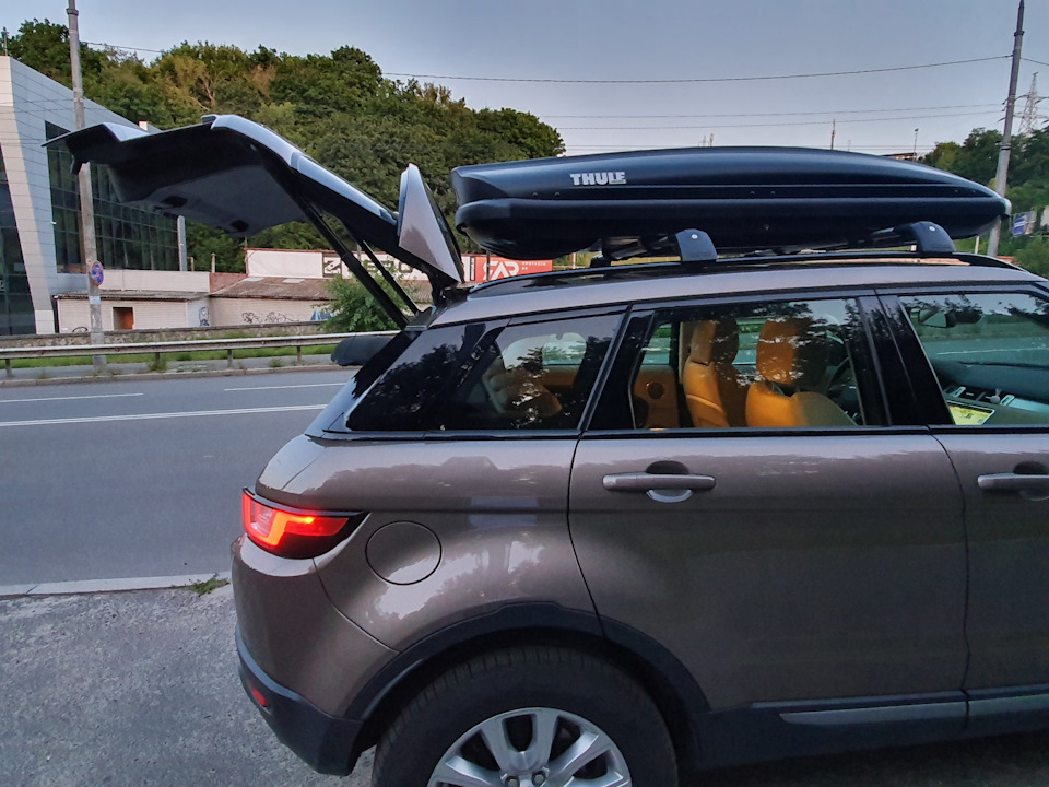 Ось я і з боксом. Thule Spirit 780. 5