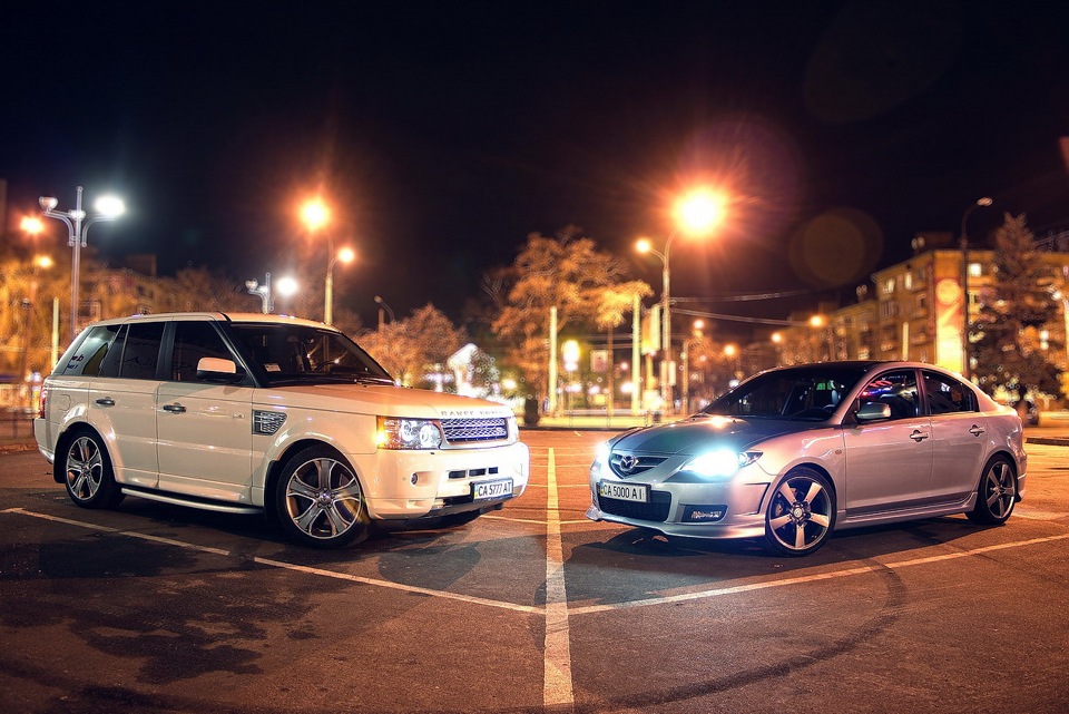 Range Rover Sport & Mazda 3 3