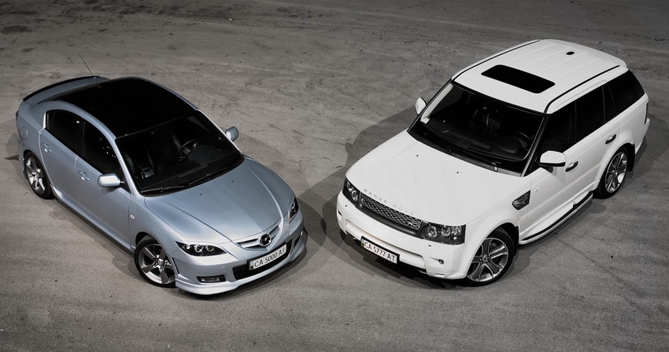 Range Rover Sport & Mazda 3 5