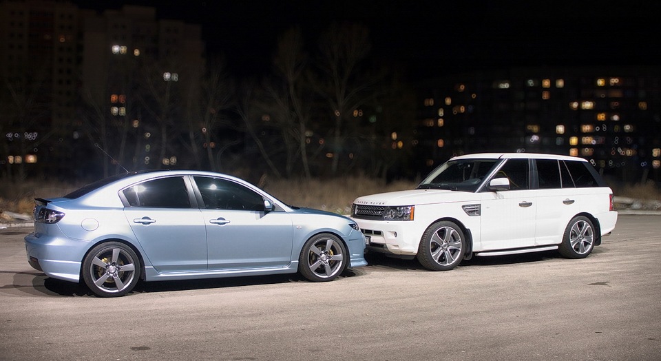 Range Rover Sport & Mazda 3 4