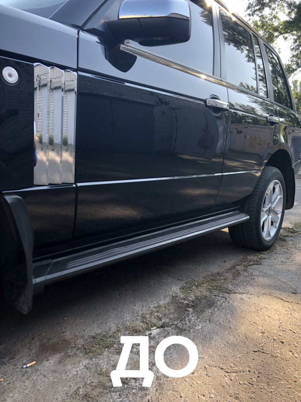 Накладки на пороги RANGE ROVER 3