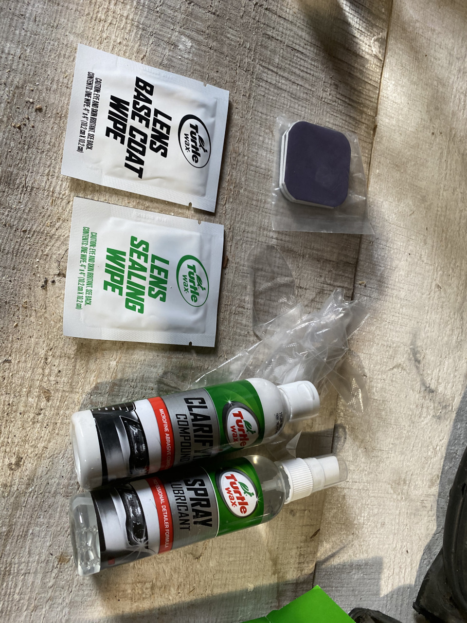 Поліровка фар набором Turtle Wax 2