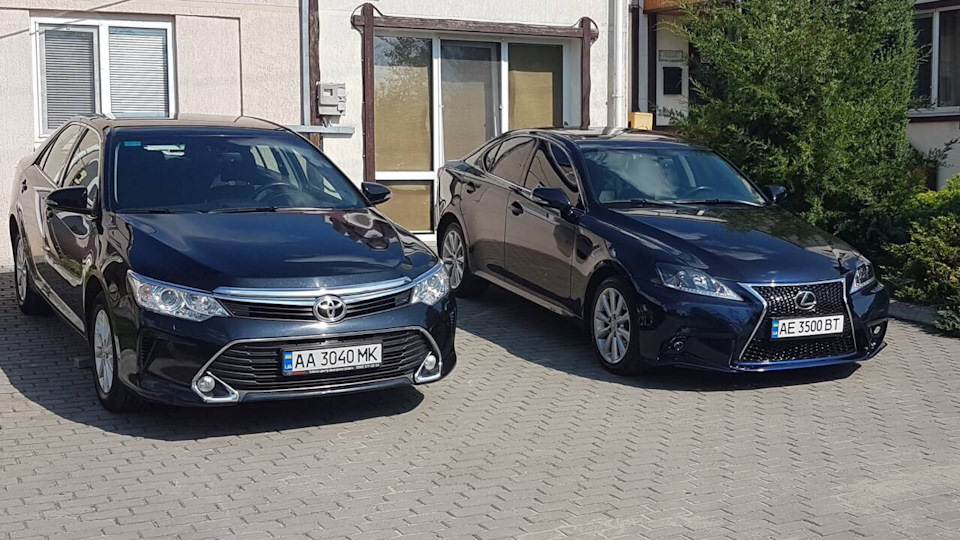 На вихідні - до наших Лексус приїхала Тойота Камрі! 2