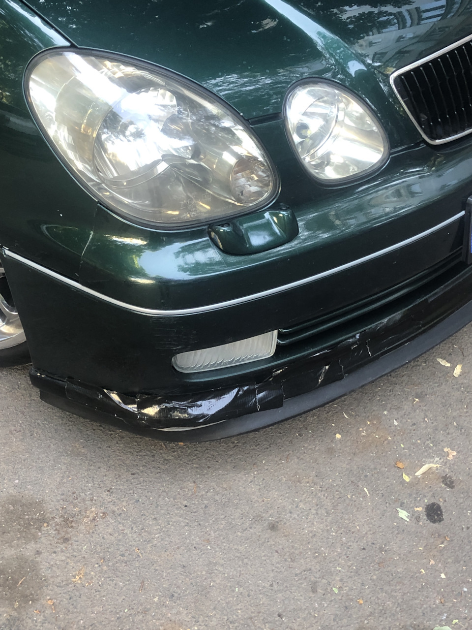 Ремонт переднього бампера lexus gs300 160 1