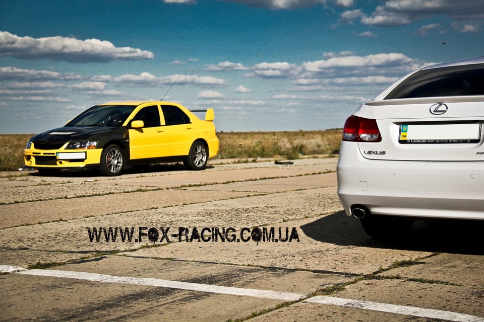 Lexus GS 350 + Mitsubishi EVO 9 4