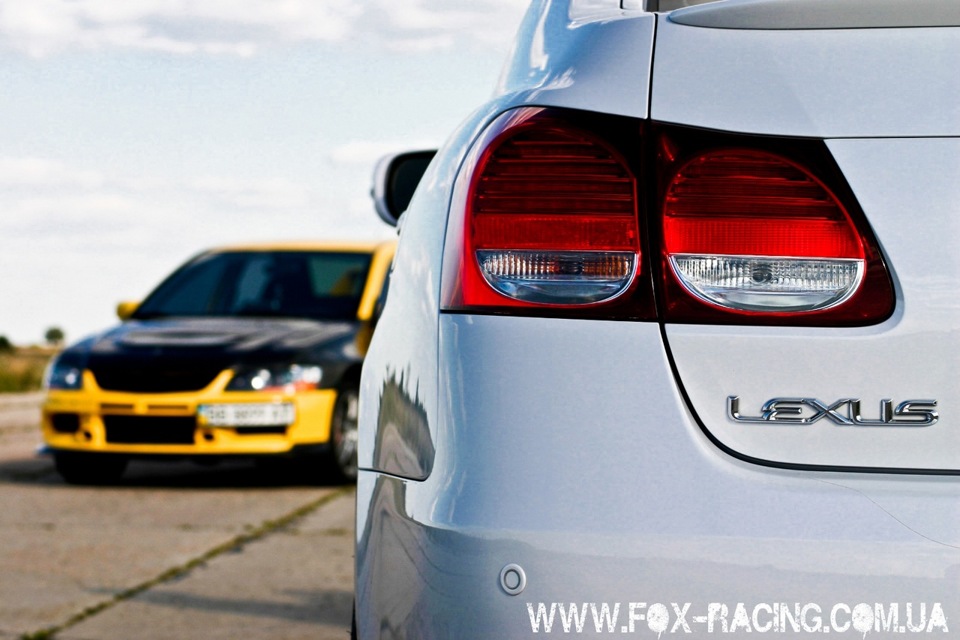 Lexus GS 350 + Mitsubishi EVO 9 2