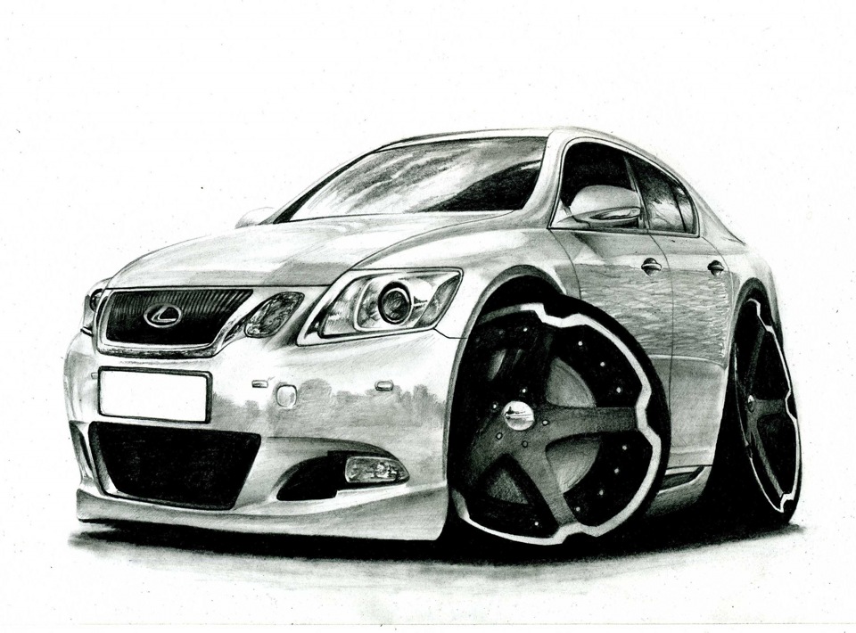 шарж Lexus GS350 AWD + Giovanna Dalar R20 2