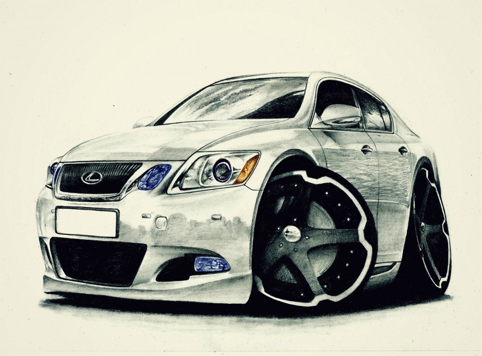 шарж Lexus GS350 AWD + Giovanna Dalar R20 1