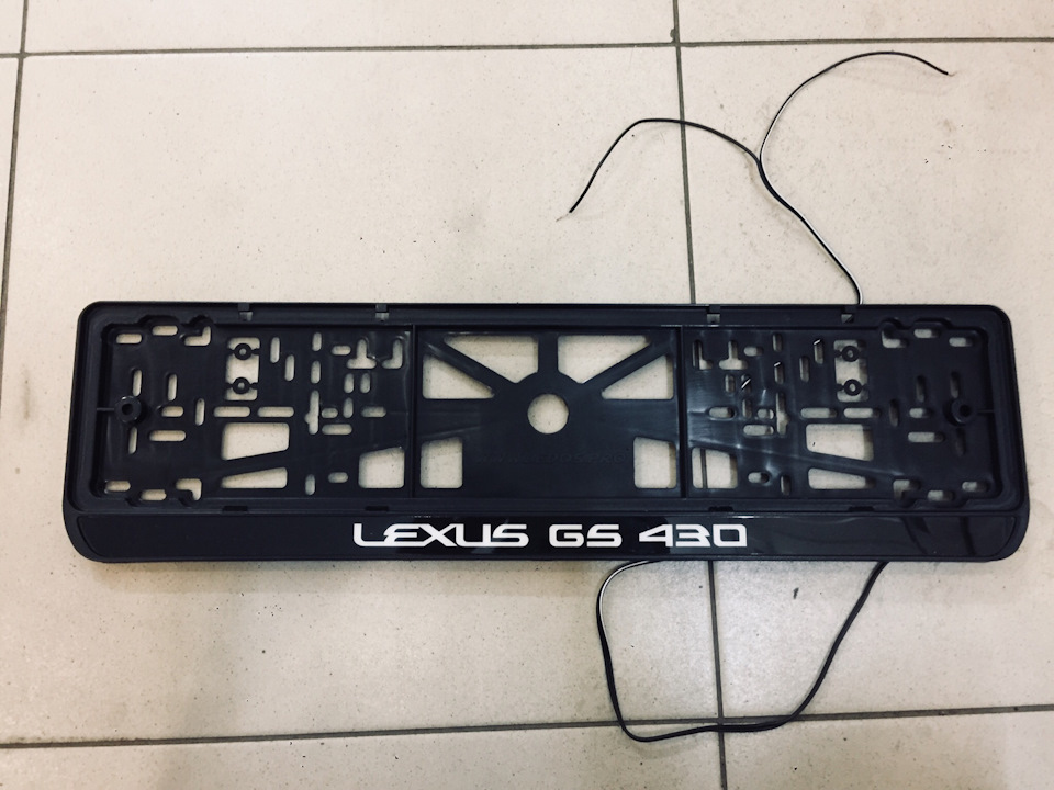 LED номерні рамки GS 430 🌶 3