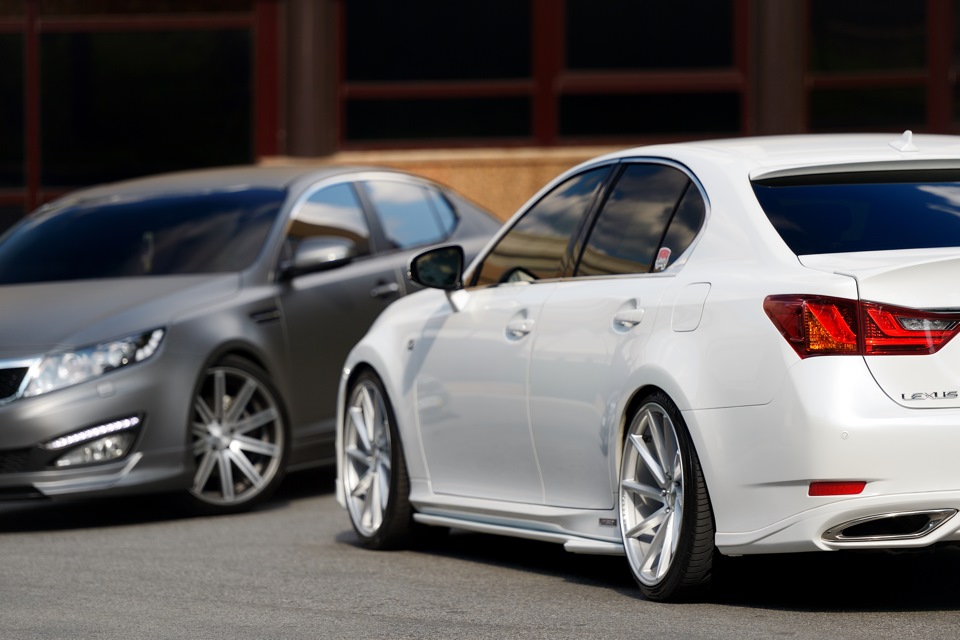 Lexus gs F-sport & Kia Optima Matte 4