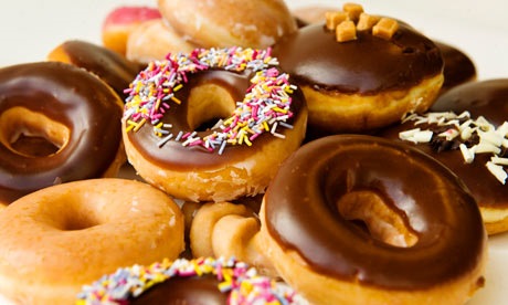 Smoking doughnuts 1