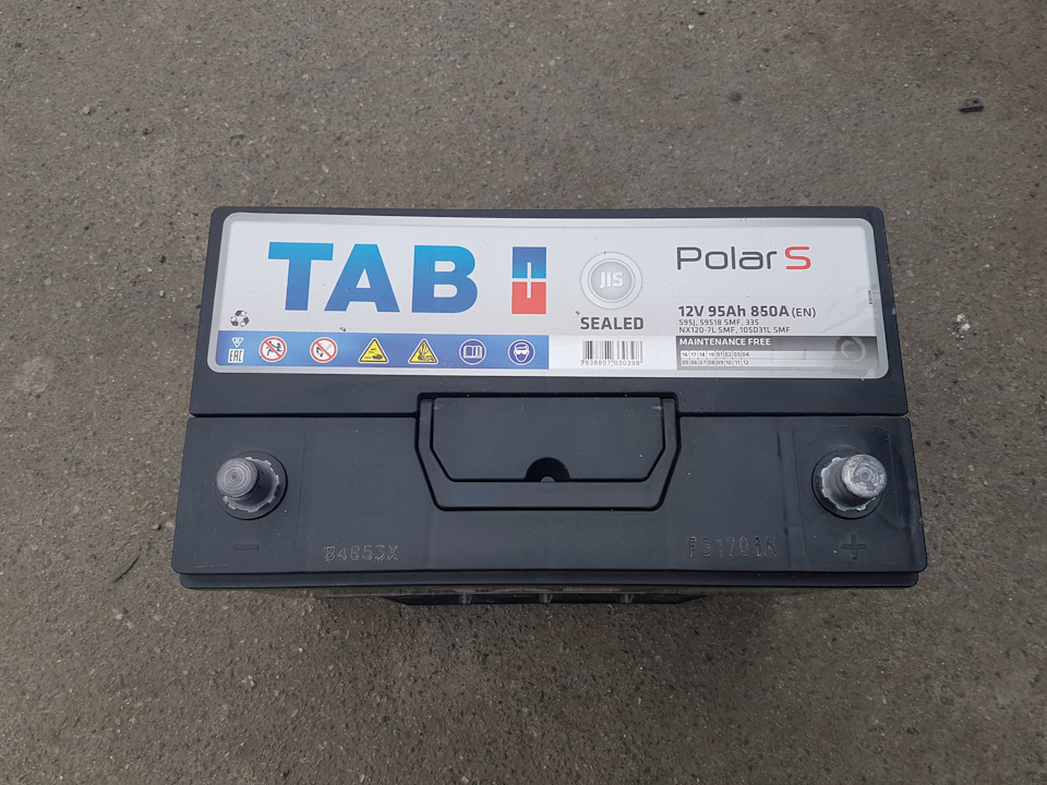 Як зазвичай… Акумулятор TAB 95 ah 850 A 3