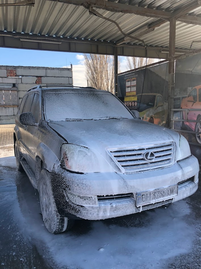 Пінок при зупинці gx470 3
