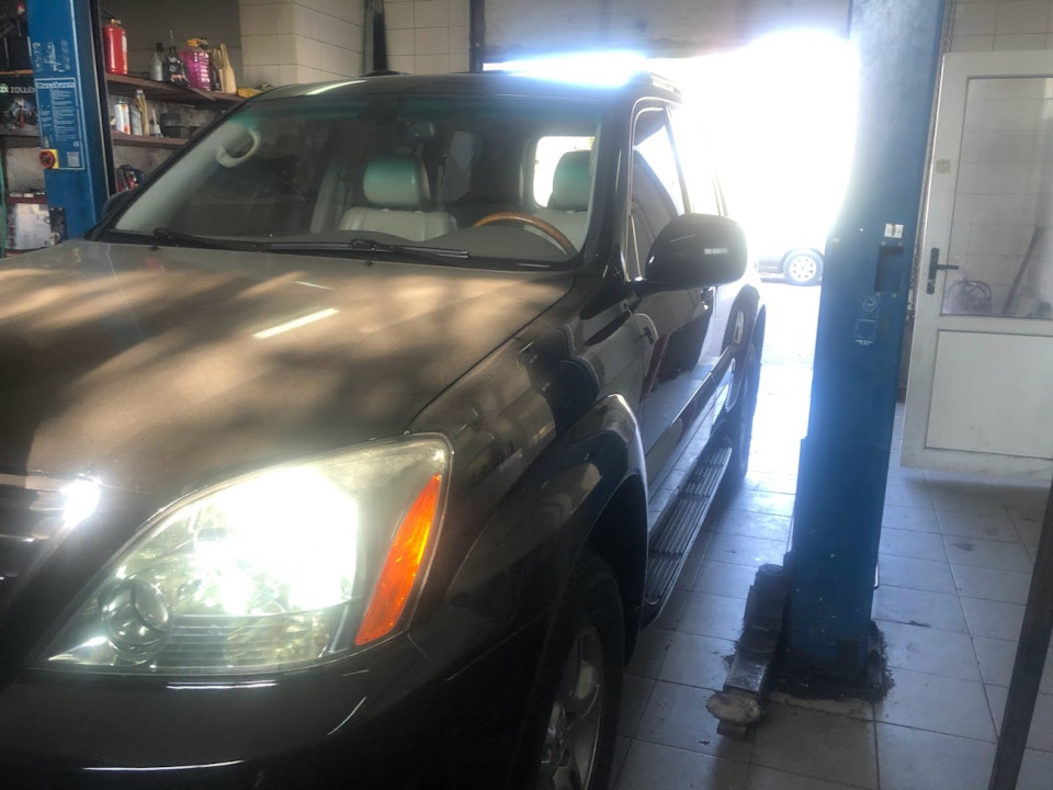 Пінок при зупинці gx470 2