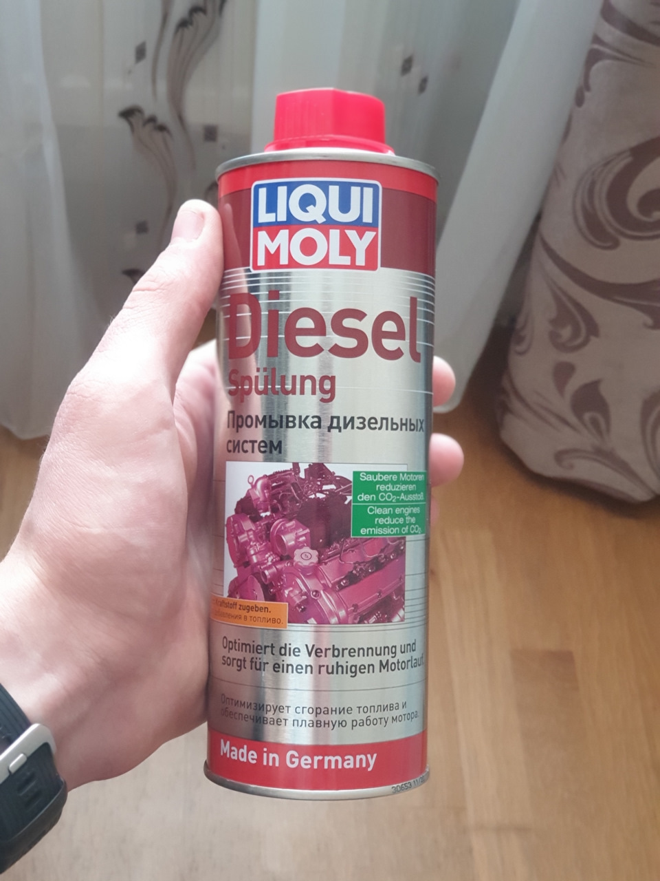 Профілактичне чищення форсунок за допомогою Liqui Moly Diesel-Spulung 1