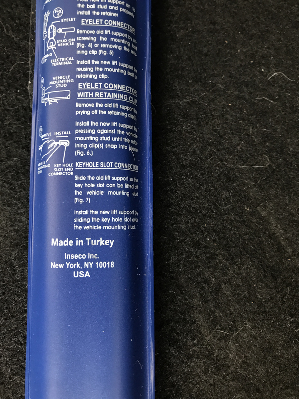Газові упори кришки багажника 2