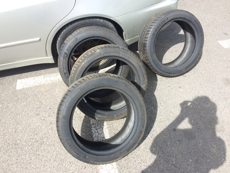 Нова гума Michelin Pilot Sport 4 + смердючка в салон Eikosha + алюмінієві пороги 2