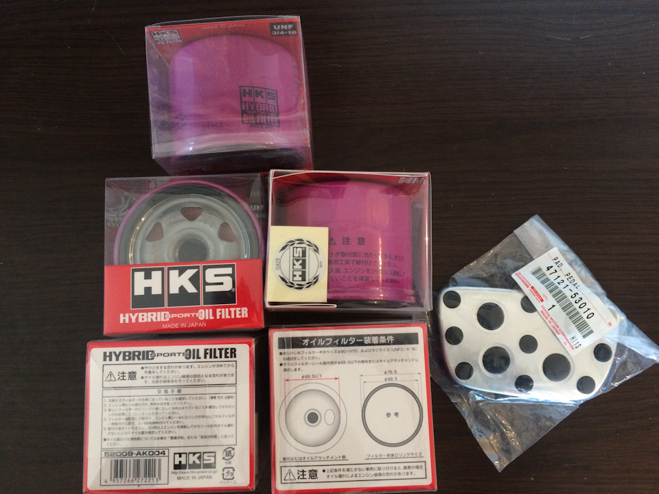 Підвіска + розхідники HKS Hybrid Oil Sport filter + ОЕМ поліпшення 4