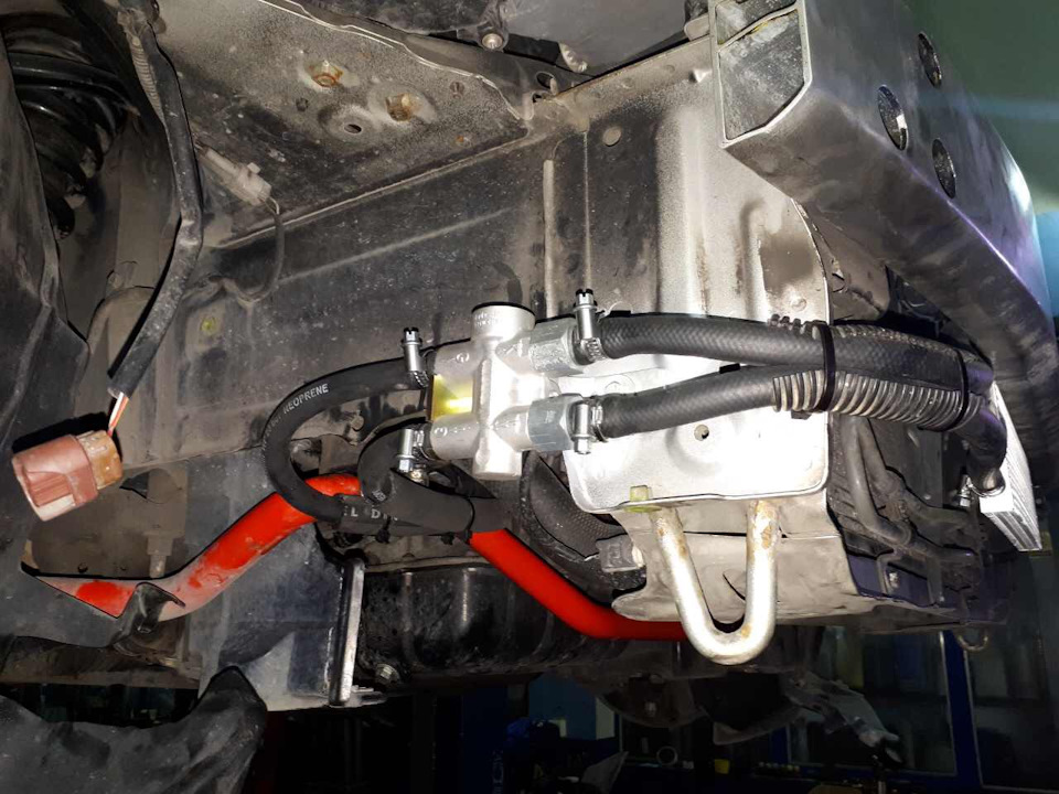 Тюнінг гідроблоку А650Е + oil cooler Mishimoto + thermostat Male/Behr - частина 2 установка та перші враження. 5
