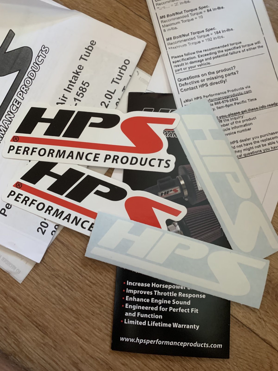 Повітряний фільтр F-Sport + червоний силіконовий повітрозабірний шланг HPS 4