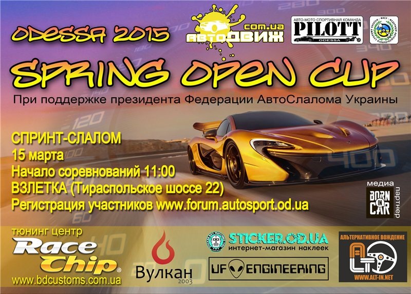 Почалося, - Spring Open Cup 2015 1