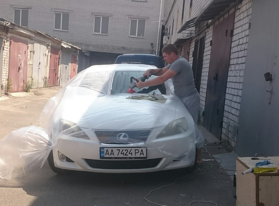 Поліровка фар та лобового скла. 1