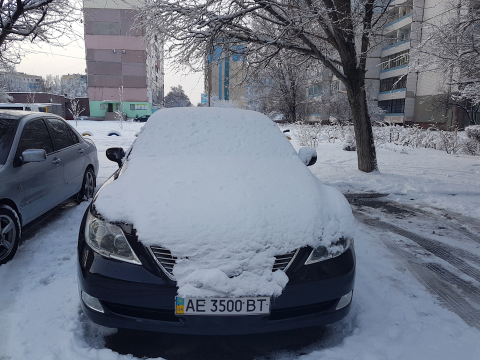Зима... зима... І зимова мийка. . 1