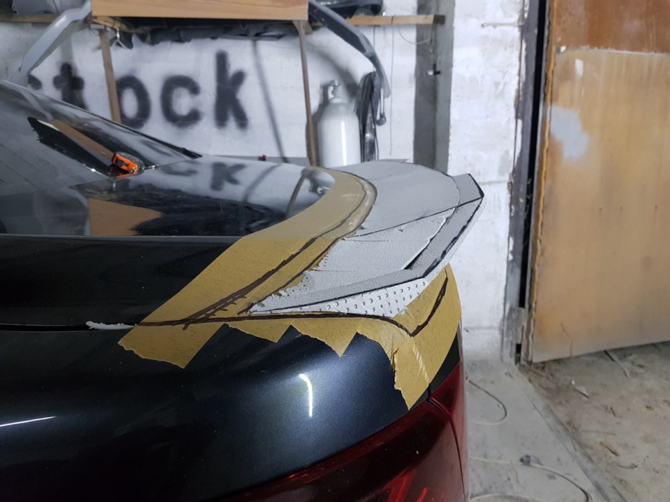 Спойлер Lexus LS460 custom🌶 3
