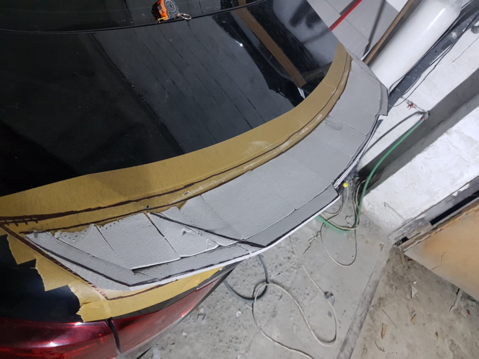 Спойлер Lexus LS460 custom🌶 2