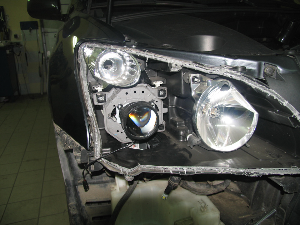 Заміна лінз RX330 + регулювання фар 2