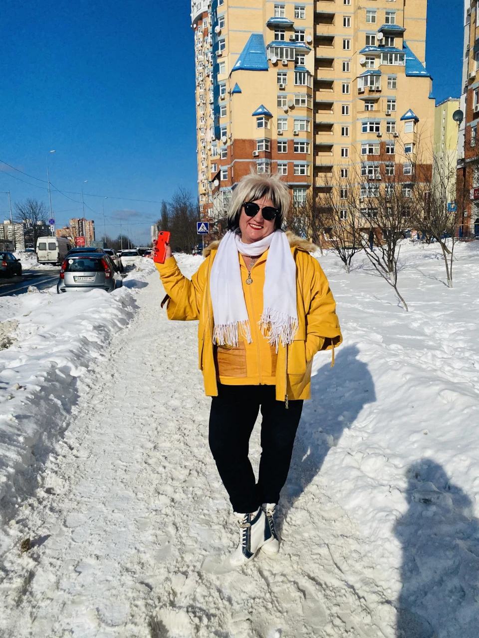 Просто зима! Лексус у снігу!