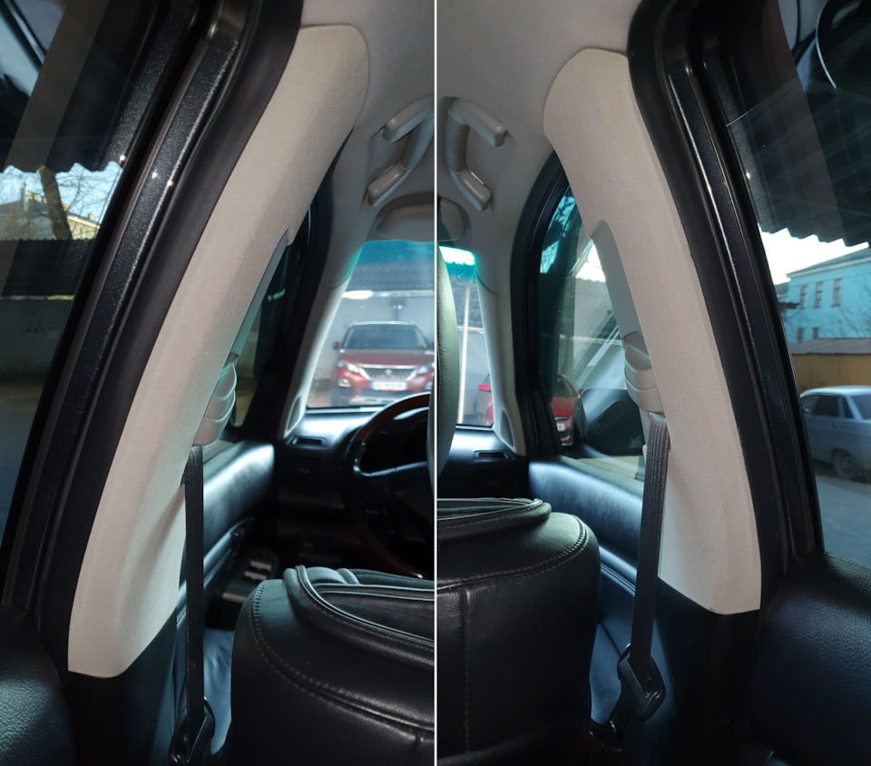 Заміна обшивки середніх стійок Lexus RX350 2